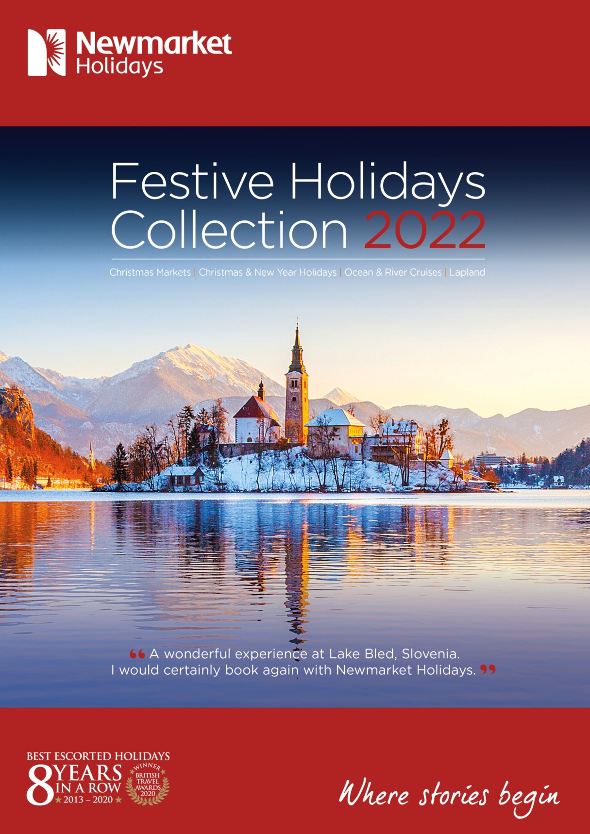 Newmarket Holidays launches new Festive brochure for 2022. The Travel